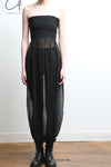 Marc le bihan gown tube top dress 21940-E21 BLACK
